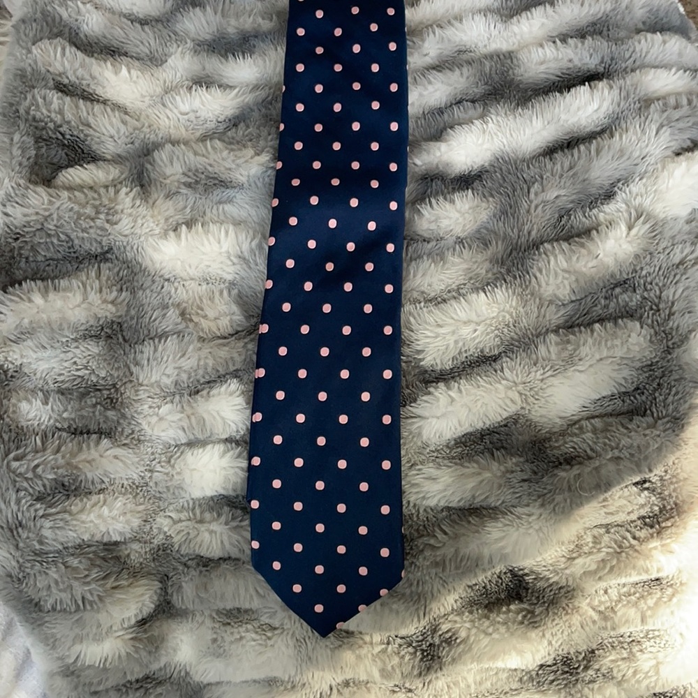 Polkadot tie 100% silk